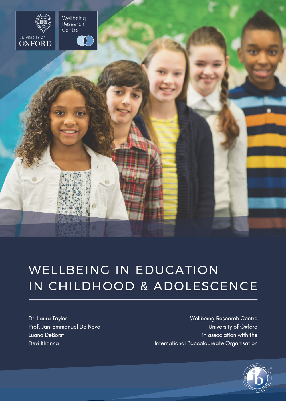 Cover of the report 'Wellbeing in Education in Childhood and Adolescence'