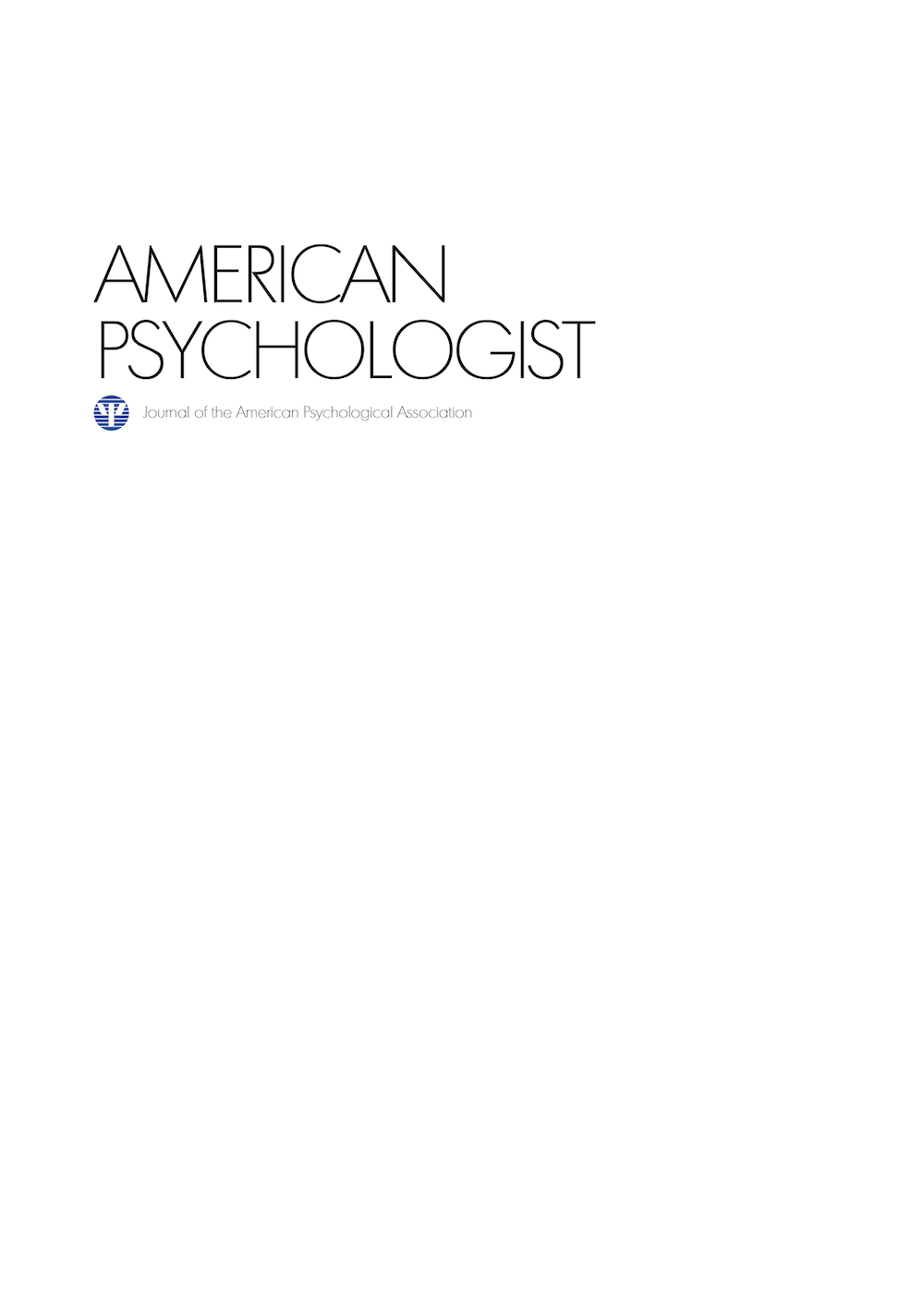 American Psychologist