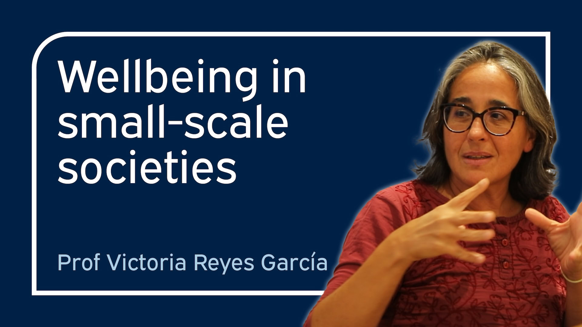 Victoria Reyes Garcia Seminar YouTube Thumbnail Maevadi