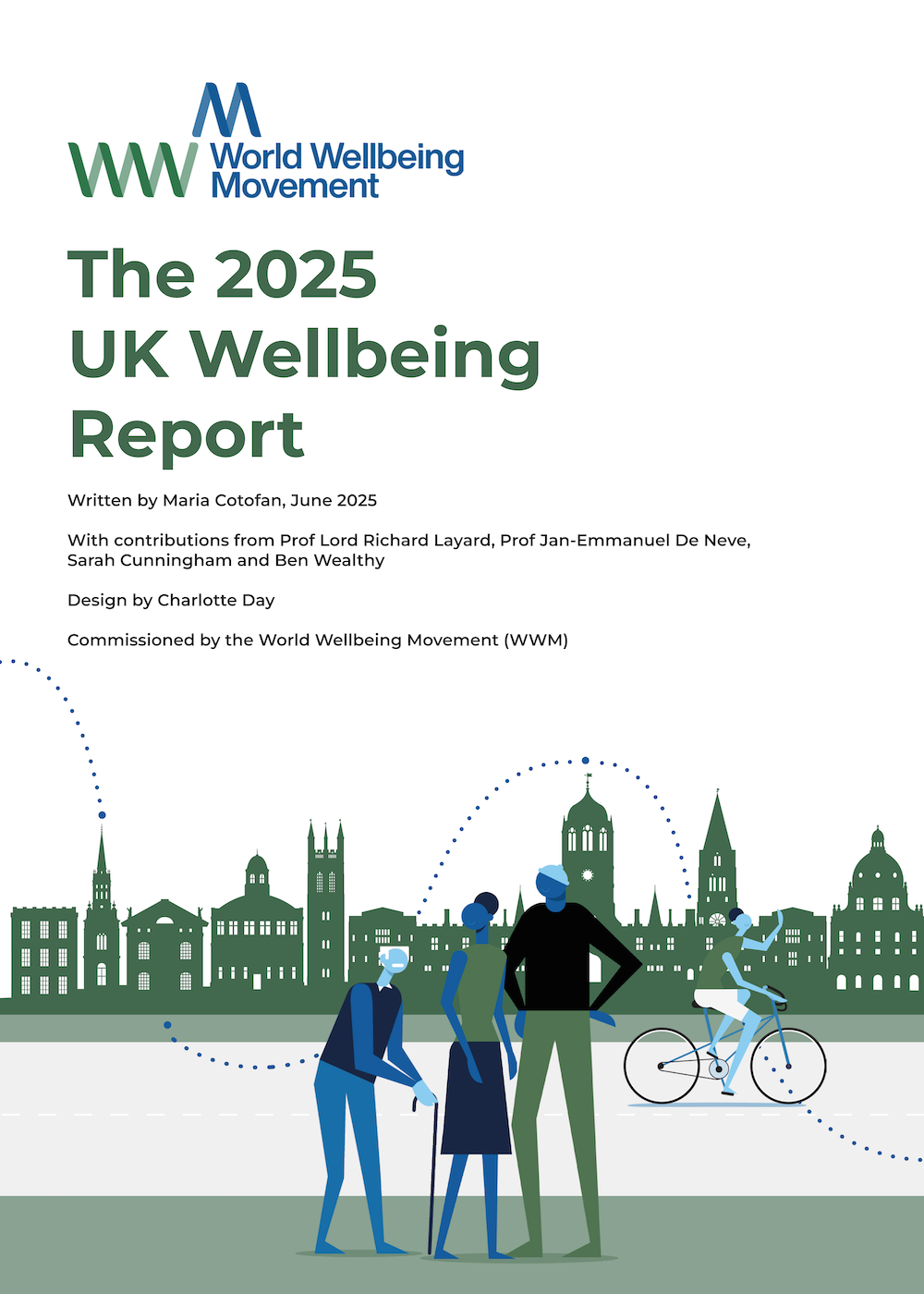 Cover of the 2025 UK Wellbeing Report