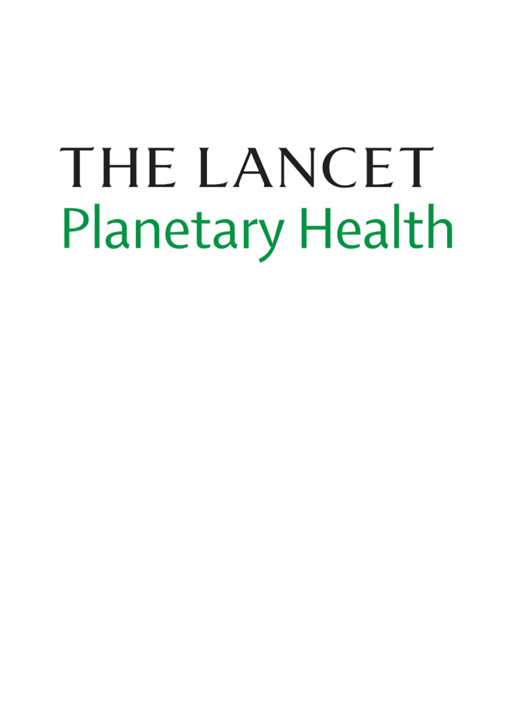Lancet Planetary Health