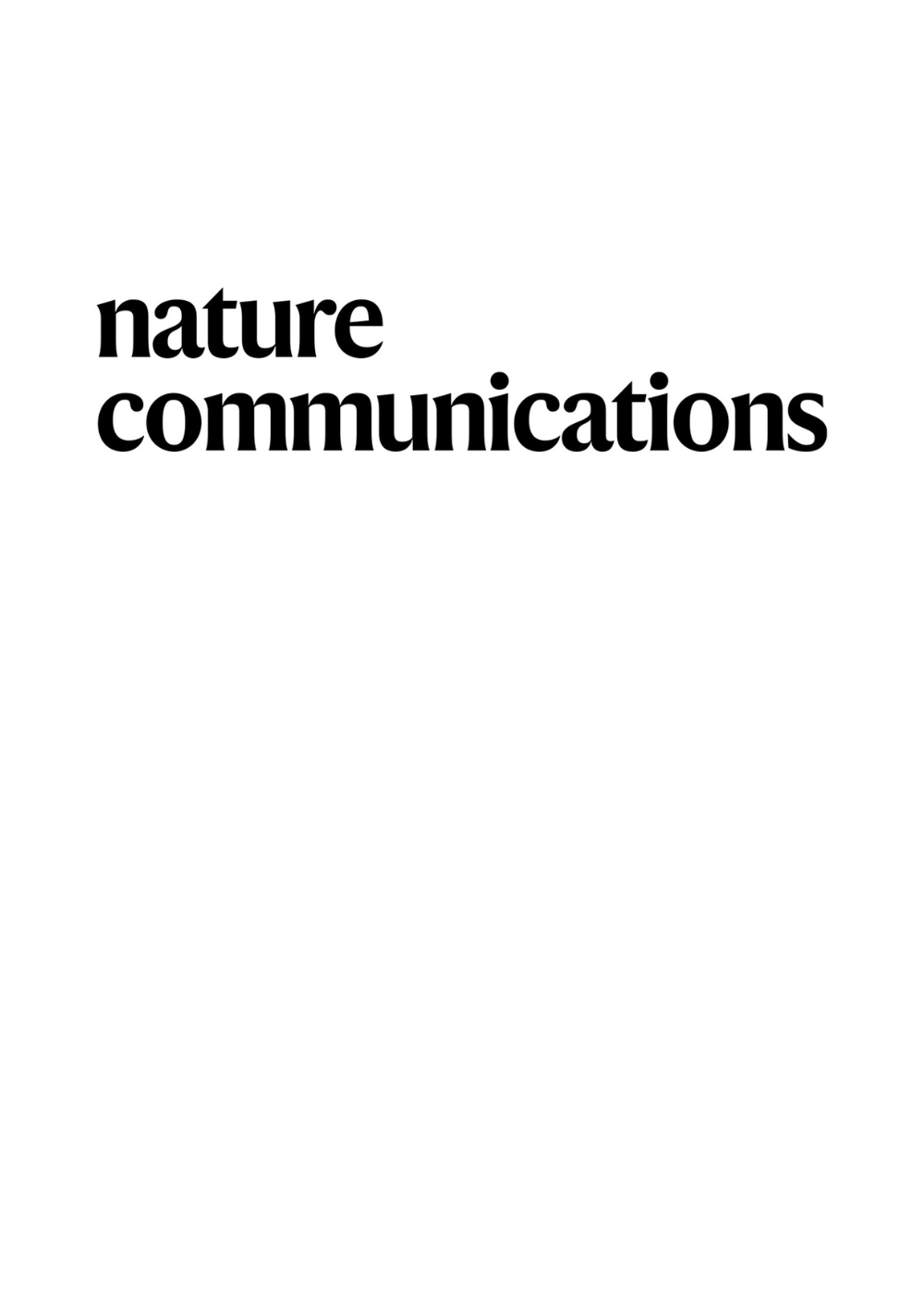 Nature Communications